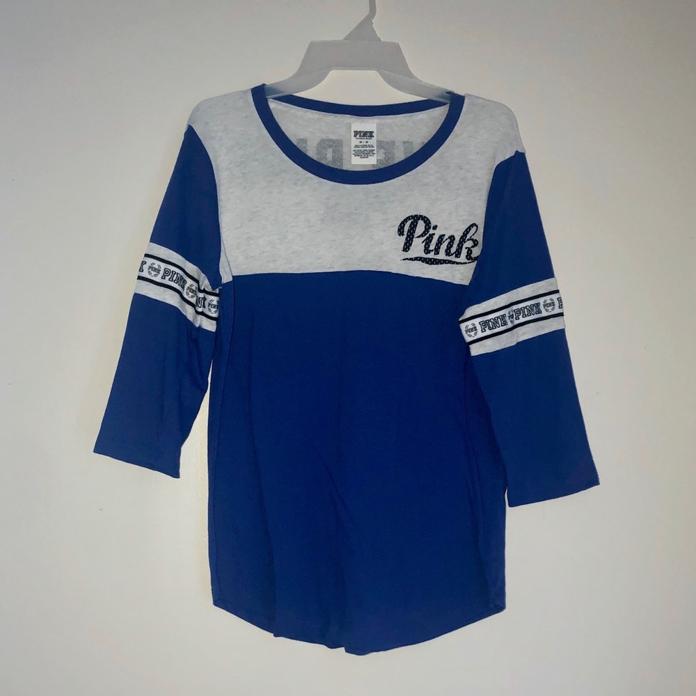 Purple 3/4 Sleeve Shirt from PINK